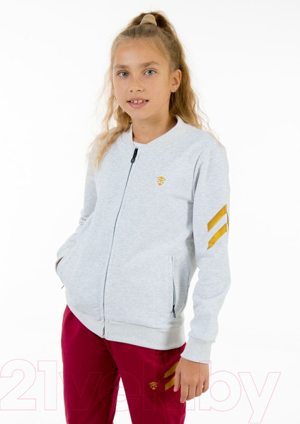 Изображение товара Спортивный костюм детский Isee DF55867 (р-р 40/164-170, серый/бордовый)