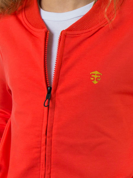 Изображение товара Спортивный костюм детский Isee DF55867 (р-р 32/128-134, персиковый/серый)