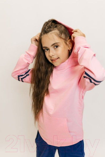 Изображение товара Спортивный костюм детский Isee DF55868 (р-р 38/158-164, розовый/синий)