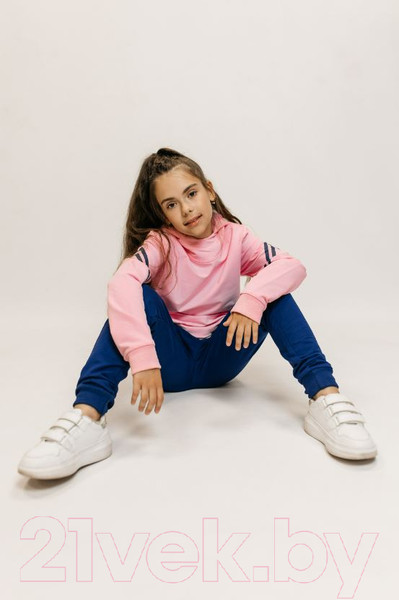 Изображение товара Спортивный костюм детский Isee DF55868 (р-р 38/158-164, розовый/синий)