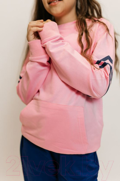 Изображение товара Спортивный костюм детский Isee DF55868 (р-р 38/158-164, розовый/синий)