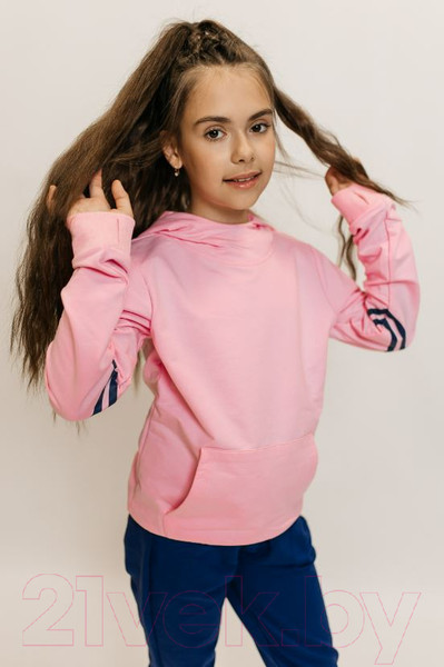 Изображение товара Спортивный костюм детский Isee DF55868 (р-р 38/158-164, розовый/синий)