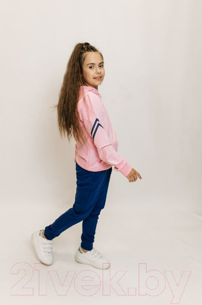 Изображение товара Спортивный костюм детский Isee DF55868 (р-р 38/158-164, розовый/синий)