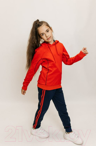 Изображение товара Спортивный костюм детский Isee DF55869 (р-р 38/158-164, красный/синий)