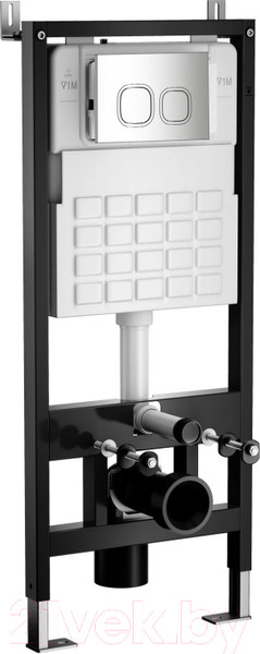 Изображение товара Инсталляция для унитаза Wave A3 / 552521 (с кнопкой смыва)