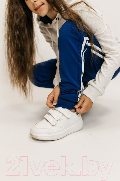 Изображение товара Спортивный костюм детский Isee DF55869 (р-р 36/146-152, серый/синий)