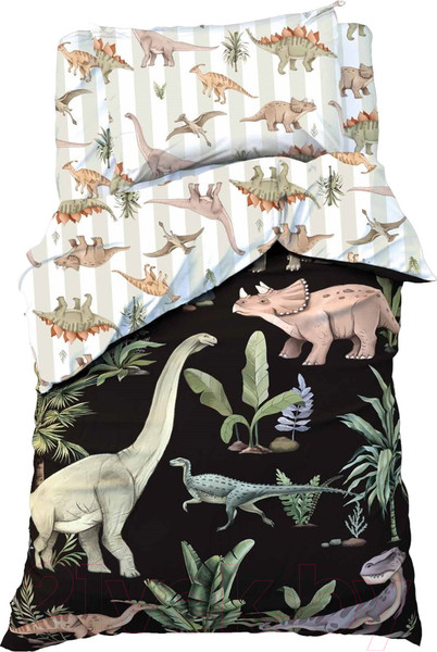 Изображение товара Комплект постельного белья Этель Юрский период 1.5сп / 9935047