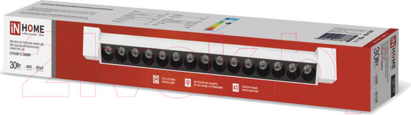 Изображение товара Трековый светильник INhome LTR-02R-TL 30Вт / 4690612045788