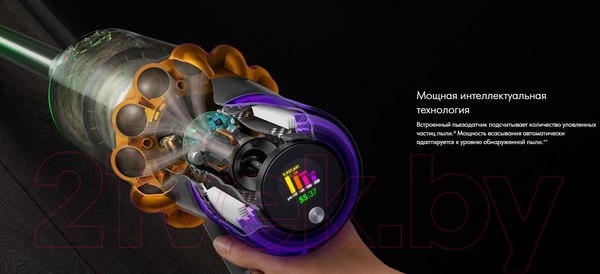 Изображение товара Вертикальный пылесос Dyson V15s Detect Submarine 2023