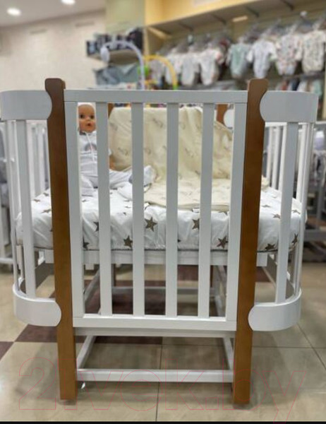 Изображение товара Детская кровать-трансформер Антел Solnyshko 3 в 1 (белый/бук)