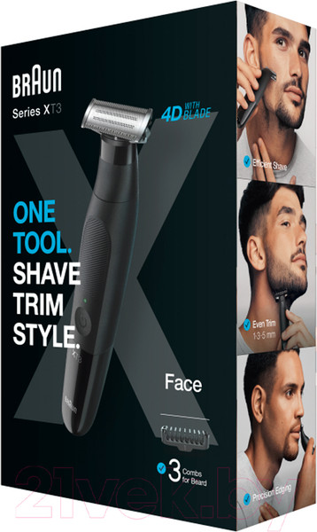 Изображение товара Триммер Braun Series XT3100 Face