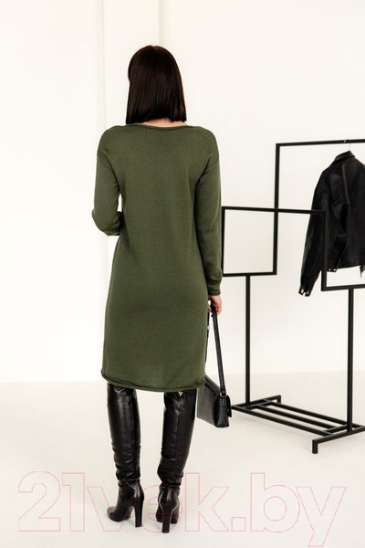 Изображение товара Платье Romgil РВ0002-ШЕ5 (р.170-100-106, оливковый)