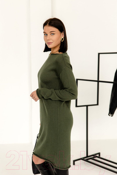 Изображение товара Платье Romgil РВ0002-ШЕ5 (р.170-100-106, оливковый)