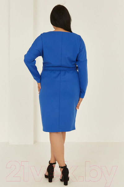 Изображение товара Платье Romgil РТ0007-ПЭ5 (р.170-100-108, васильковый)