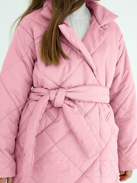 Изображение товара Пальто детское Amarobaby Pretty / AB-OD23-PRETTY29/06-122 (розовый, р.122-128)