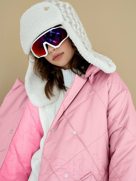 Изображение товара Пальто детское Amarobaby Pretty / AB-OD23-PRETTY29/06-146 (розовый, р.146-152)