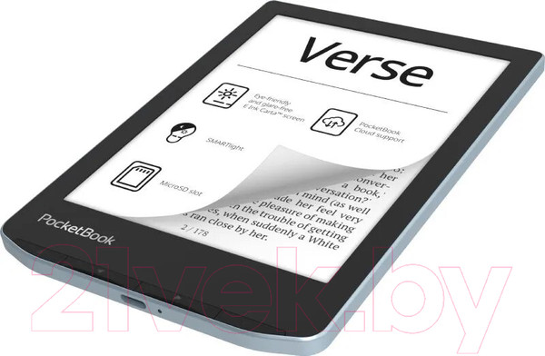 Изображение товара Электронная книга PocketBook 629 Verse / PB629-2-CIS (Bright Blue)