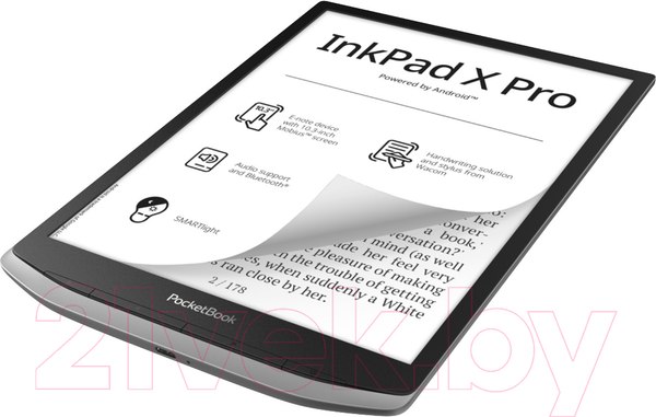 Изображение товара Электронная книга PocketBook 1040D InkPad X Pro / PB1040D-M-WW (Mist Grey)