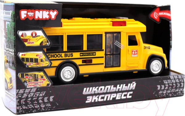 Изображение товара Автобус игрушечный Funky Toys Школьный экспресс / FT0838797