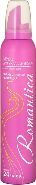 Изображение товара Мусс для укладки волос Romantica С бета-каротином (200мл)