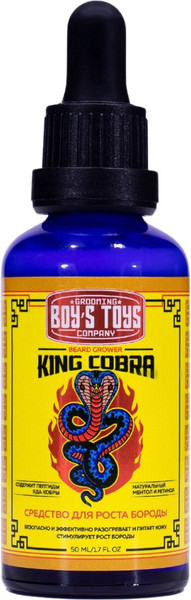 Изображение товара Средство для роста бороды Boy's Toys King Cobra (50мл)