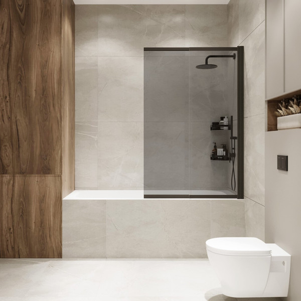 Изображение товара Стеклянная шторка для ванны Benetto BEN801 BLT