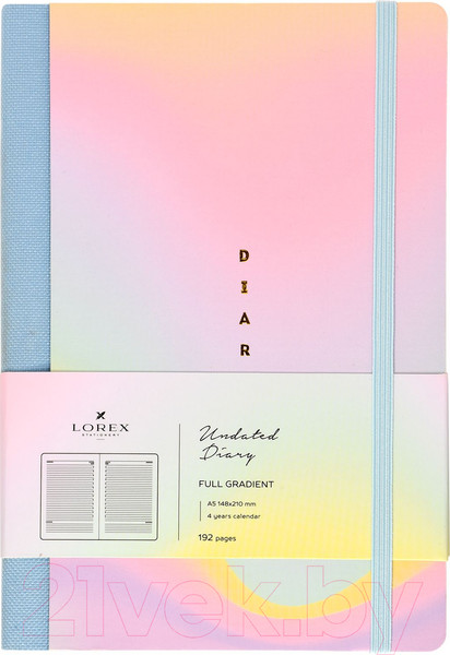 Изображение товара Ежедневник Lorex Full Gradient / LXDRA5-FG (96л, мятный)