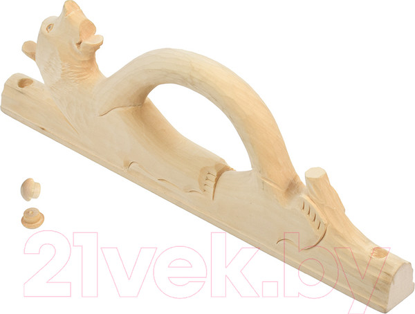 Изображение товара Ручка для банной двери Банные Штучки Белый медведь / 32183