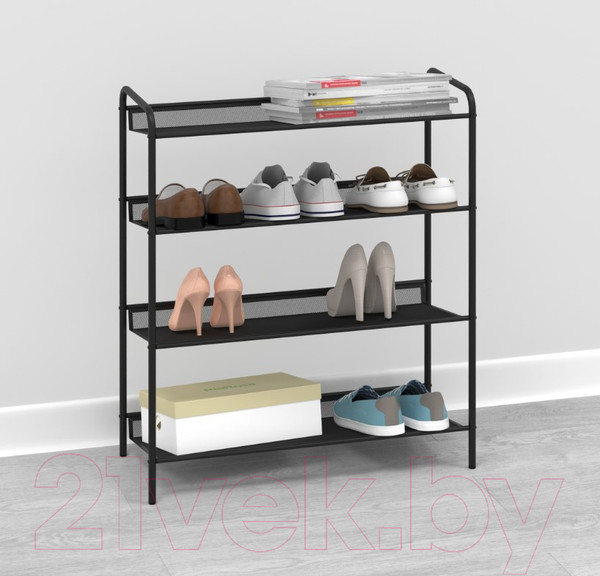 Изображение товара Полка для обуви ЗМИ Женева 24 / ПДО Ж24 (черный)
