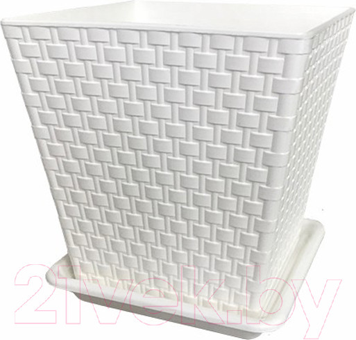 Изображение товара Кашпо БЗПИ Ротанг 23с770-3567 (5л, с поддоном)