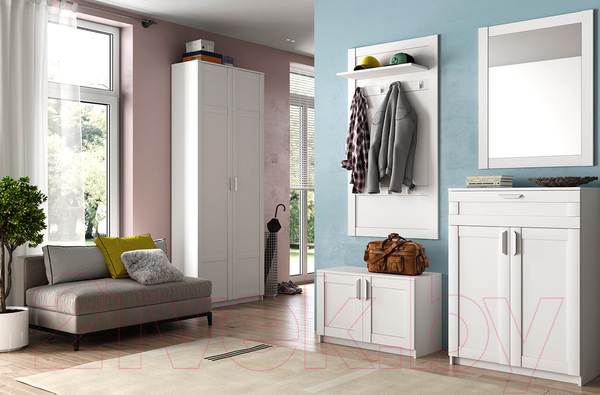 Изображение товара Тумба Anrex Skagen 2D1S (белый)