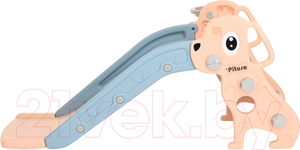 Изображение товара Горка-комплекс Pituso Мопсик с баскетбольным кольцом / FE-HT-XG0-beige