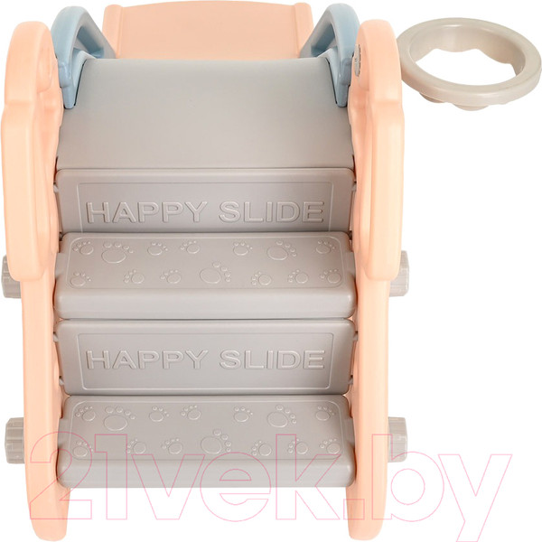 Изображение товара Горка-комплекс Pituso Мопсик с баскетбольным кольцом / FE-HT-XG0-beige