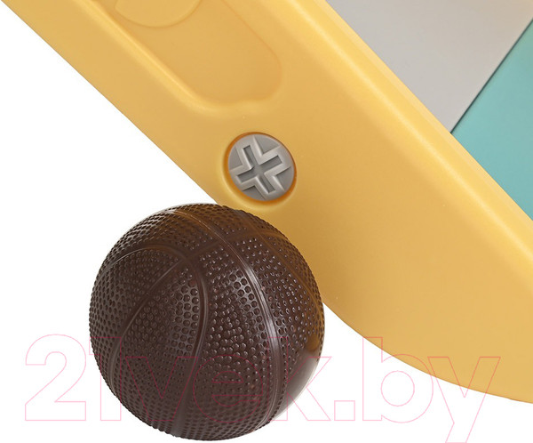 Изображение товара Горка-комплекс Pituso Мопсик с баскетбольным кольцом / FE-HT-XG0-green