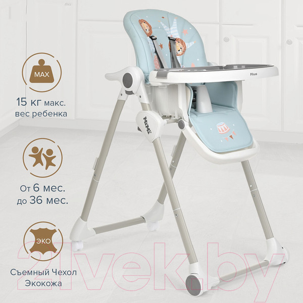 Изображение товара Стульчик для кормления Pituso Mimi / HC502-Lion (мятный)