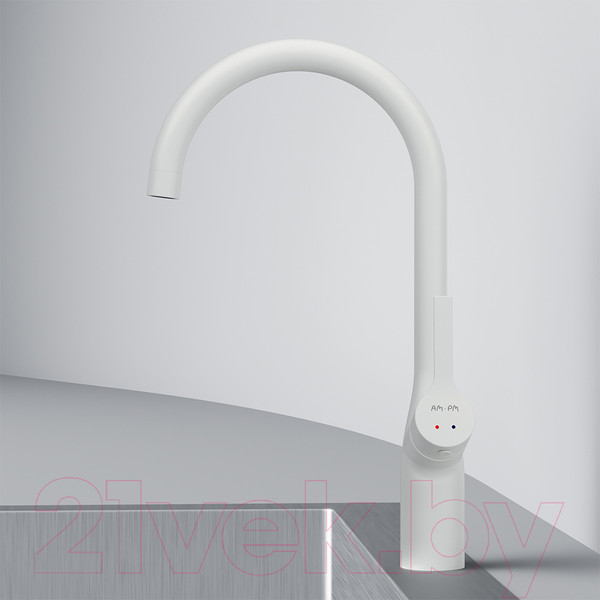 Изображение товара Смеситель AM.PM Spike F9S07033 (белый)