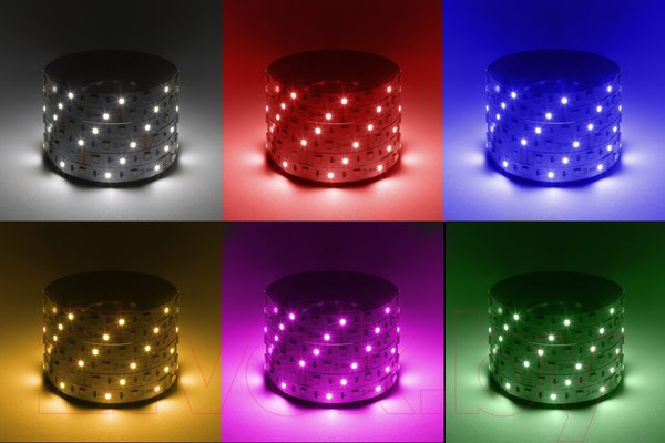 Изображение товара Светодиодная лента ЭРА LS5050 14.4-60-12-RGB+W(6500)-IP20-1 year-5m / Б0059911