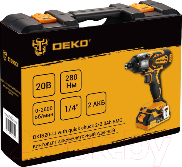 Изображение товара Аккумуляторный шуруповерт Deko DKIS20-Li / 063-4392