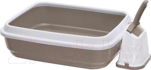 Изображение товара Туалет-лоток Imac Duo / 81480 (серо-бежевый)
