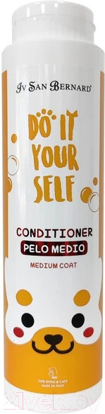 Изображение товара Кондиционер для животных Iv San Bernard Do It Yourself для средней шерсти / DBAME300 (300мл)
