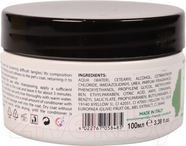 Изображение товара Кондиционер для животных Iv San Bernard Traditional Line Pek для распутывания колтунов / NPEK100 (100мл)