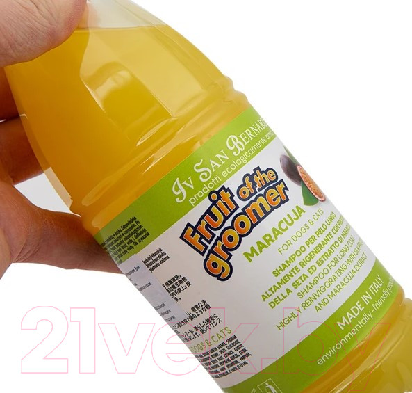 Изображение товара Шампунь для животных Iv San Bernard Fruit Of The Groomer Maracuja для длинной шерсти (500мл)