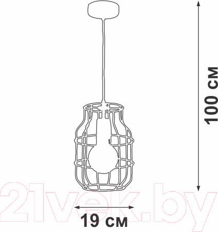 Изображение товара Потолочный светильник Vitaluce V4392-4/1S