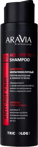 Изображение товара Шампунь для волос Aravia Professional Acid Intensive Мультикислотный против выпадения (420мл)