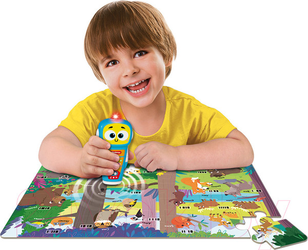 Изображение товара Развивающий игровой набор Азбукварик На ферме. В лесу с обучающим роботом / 3161 (голубой)