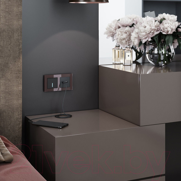 Изображение товара Умный выключатель Werkel W4510608 (черный)