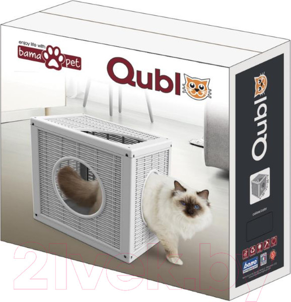 Изображение товара Домик для животных Bama Pet Qublo / 19211 (бежевый)
