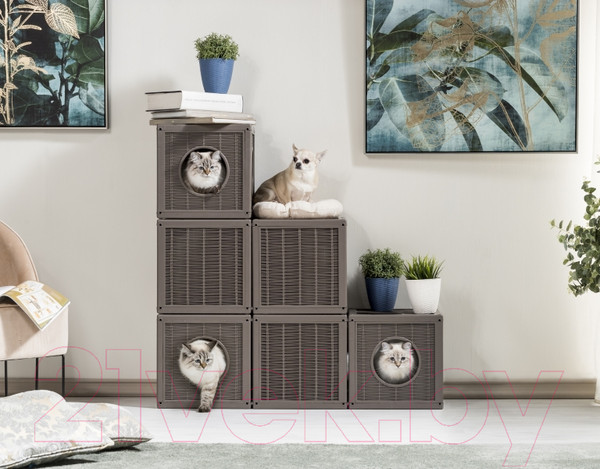 Изображение товара Домик для животных Bama Pet Qublo / 19211 (бежевый)