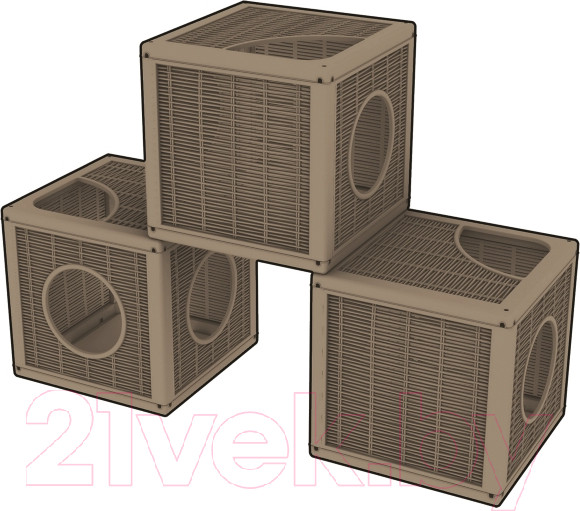 Изображение товара Домик для животных Bama Pet Qublo / 19211 (бежевый)