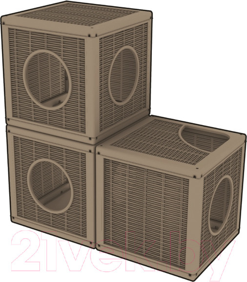 Изображение товара Домик для животных Bama Pet Qublo / 19211 (бежевый)